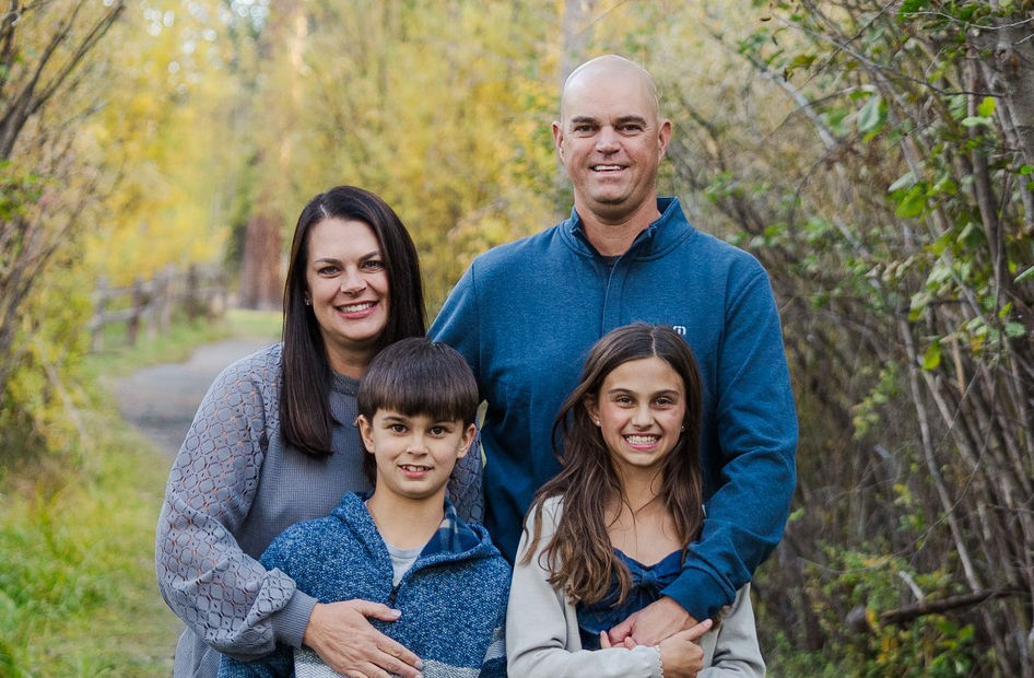 Rachael Cort and her family
